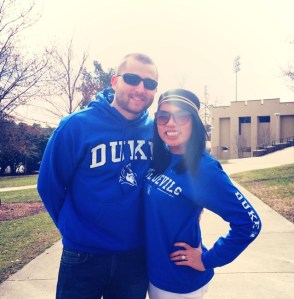 Our first Duke basketball game