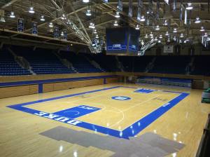 It's a different atmosphere when the Blue Devils are playing!