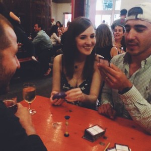 Playing games with our favorites at Fullsteam Brewery