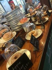 Selection of donuts at Monut's